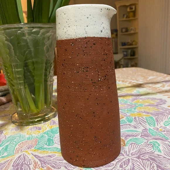 Thomas Hellström Ceramic Vase Nittsjö Sweden Mid Century Modern Vintage Nittsjo